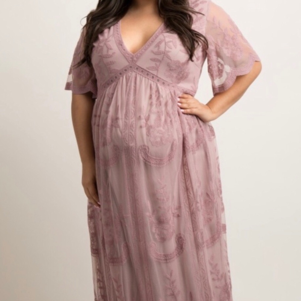 PinkBlush Maternity Gown
